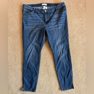 Lane Bryant Dark Blue Skinny Jeans